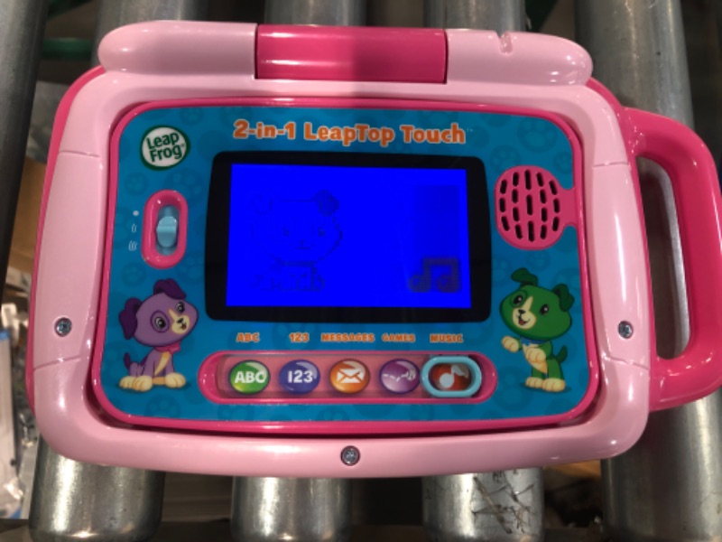 Photo 2 of LeapFrog 2-in-1 LeapTop Touch, Pink Pink Standard Packaging