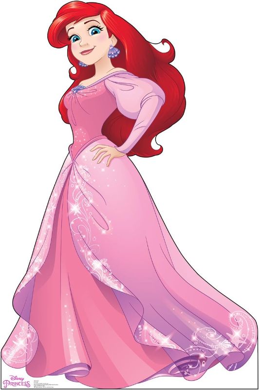 Photo 3 of Cardboard People Ariel Life Size Cardboard Cutout Standup - Disney Princess Friendship Adventures