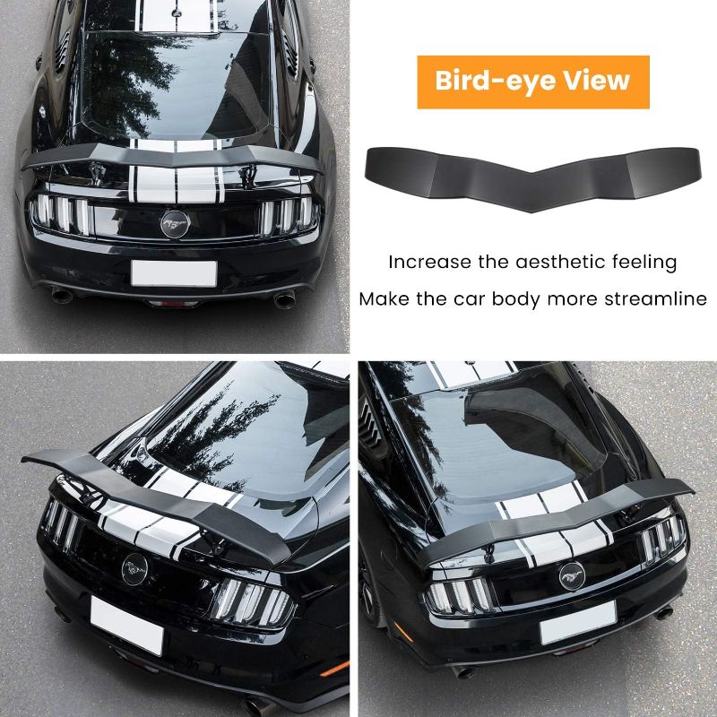 Photo 3 of 
E-cowlboy Trunk Wing Spoiler Universal for Ford Mustang Chevy Camaro Dodge Charger 