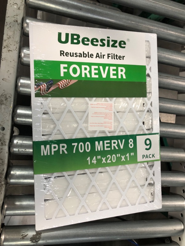 Photo 3 of UBeesize Reusable Air Filter 14x20x1,  MERV 8 MPR 700 AC/HVAC