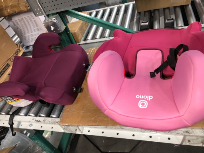 Photo 5 of Diono Cambria 2 XL 2022, Dual Latch Connectors, 2-in-1 Belt Positioning Booster Seat, Pink