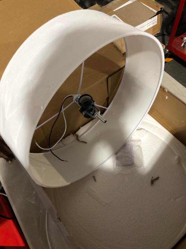 Photo 1 of **DENTED, BENT, MISSING HARDWARE, PARTS ONLY** Globe Electric 60998 2-Light Flush Mount Ceiling Light, Matte Brass