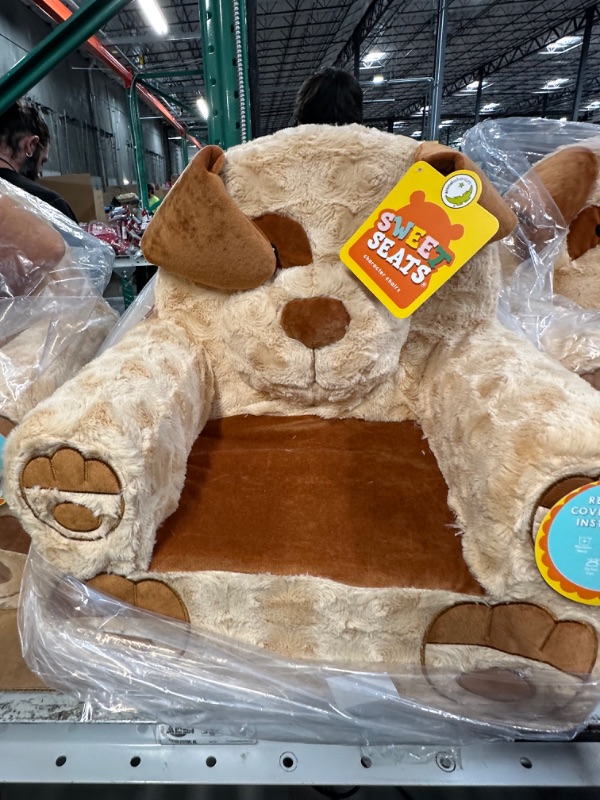 Photo 2 of Animal Adventure | Sweet Seats | Tan Dog Children's Plush Chair