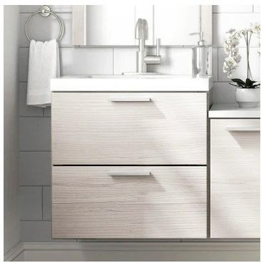 Photo 1 of ***NOT FUNCTIONAL - FOR PARTS - DAMAGED - SEE NOTES***
Style Selections Acadia 24-in White Single Sink Bathroom Vanity with White Cultured Marble Top