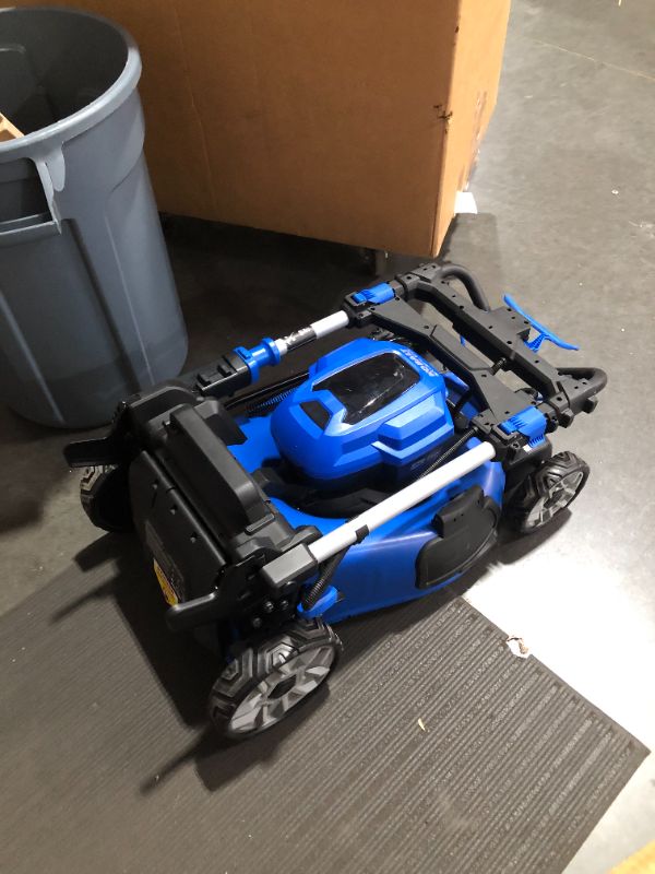 Photo 1 of ***BATTERIES NOT INCLUDED - UNABLE TO TEST - SEE NOTES***
Kobalt 24-Volt Brushless Lithium Ion Self-Propelled 20-in Cordless Electric Lawn Mower