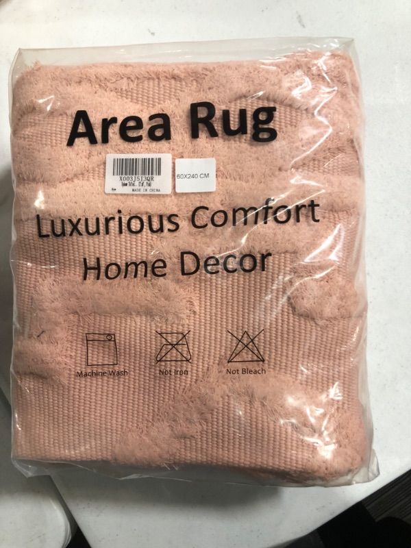 Photo 1 of Uphome Runner Rug 2' x 8'  Pink 2'x8' Pink
