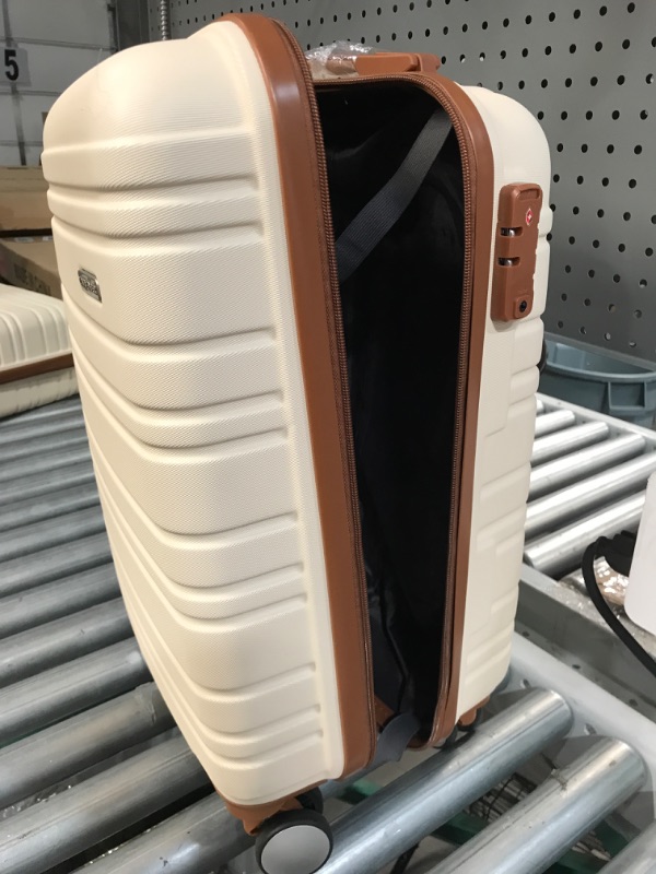 Photo 1 of 20" suitcase/luggage cream color