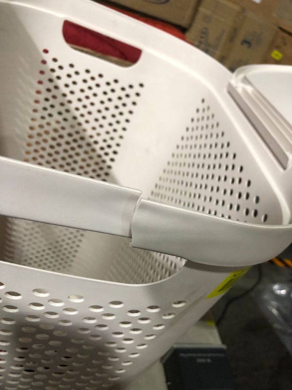 Photo 4 of ***DAMAGED - ONE OF THE HANDLES IS BROKEN***
Mind Reader Basket Collection, Slim Laundry Hamper