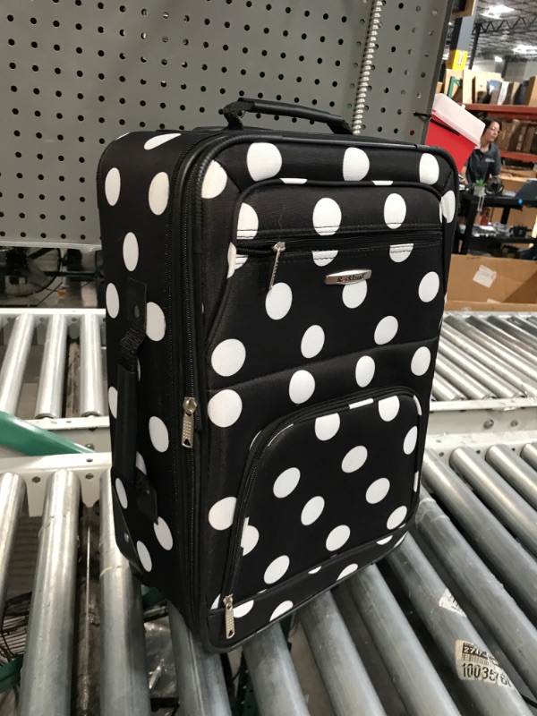 Photo 1 of * used item * no packaging *
20" SUITCASE/LUGGAGE polka dot