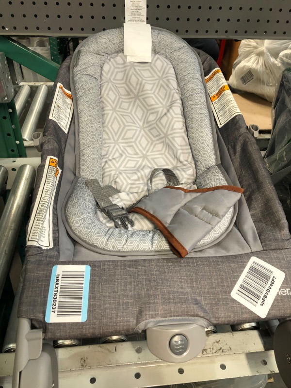 Photo 2 of [NOTES] Summer 2-in-1 Bouncer & Rocker Duo (Heather Gray) Convenient and Portable Rocker and Bouncer for Babies Includes Soft Toys and Soothing Vibrations 