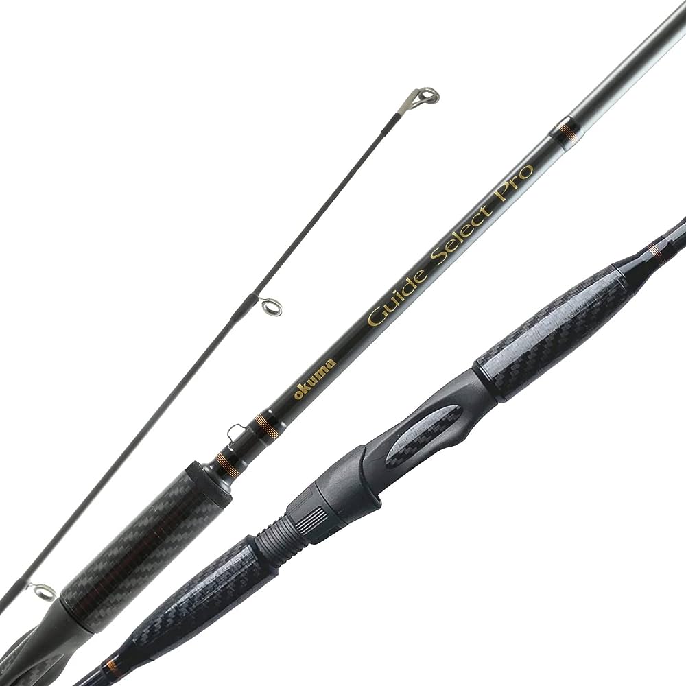 Photo 1 of **PARTS ONLY** OKUMA GSP-S-902M Guide Select Pro Salmon Rods, Black, 9'