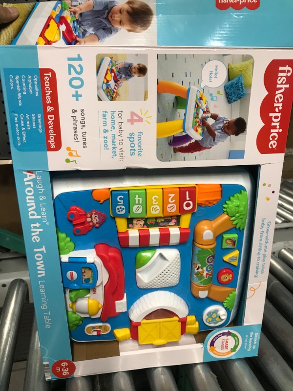 Photo 2 of **PARTS ONLY**
 Fisher-Price Laugh & Learn Around The Town Learning Table Standard Packaging