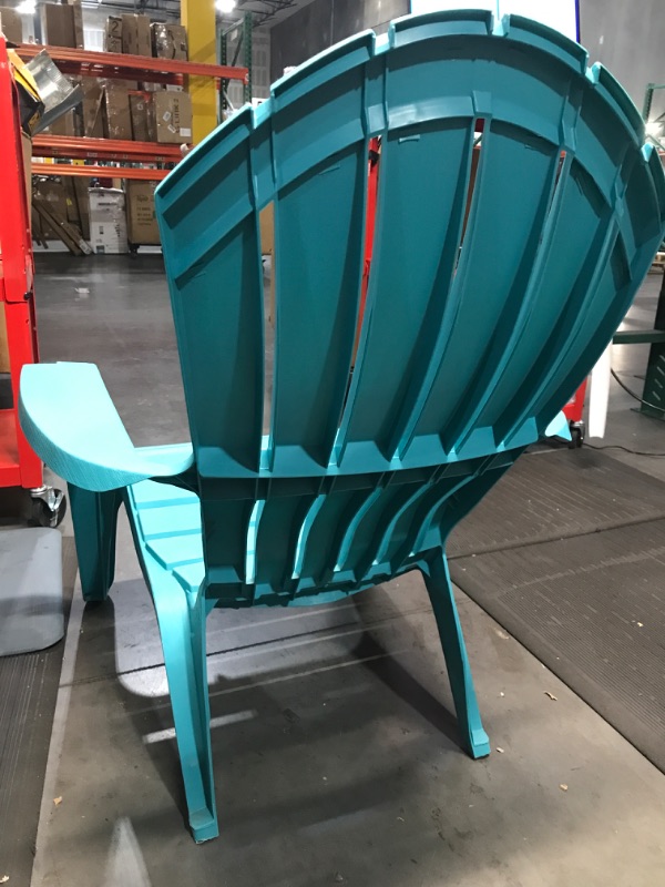 Photo 3 of * item damaged * see all images *
RealComfort Teal Adirondack Chair