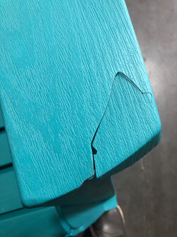 Photo 4 of * item damaged * see all images *
RealComfort Teal Adirondack Chair