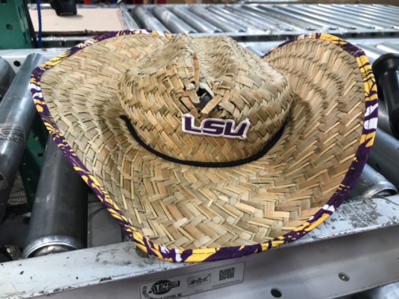 Photo 2 of FOCO Men's Team Logo Floral Straw Sun Hat