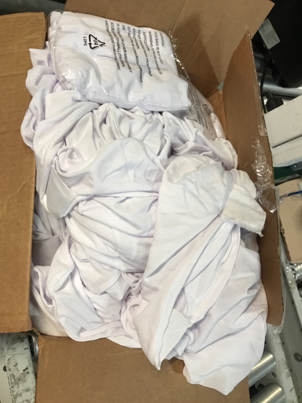 Photo 1 of *USED* complete white sheet sets. sizes unknown