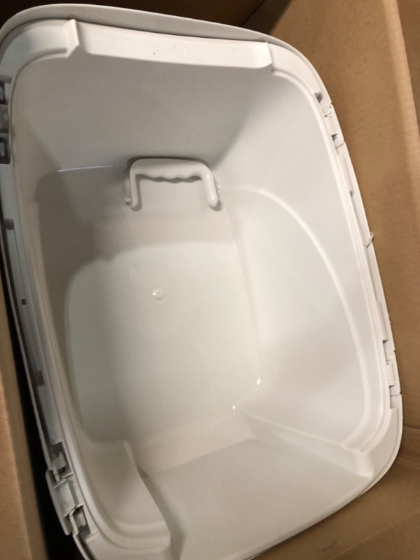 Photo 2 of **PREVIOUSLY OWNED** Van Ness Pets Odor Control Large Enclosed Cat Litter Box, Hooded, Pearl, CP6