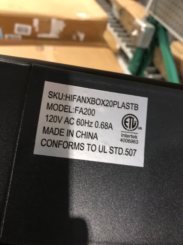 Photo 1 of *USED* Black Box fan