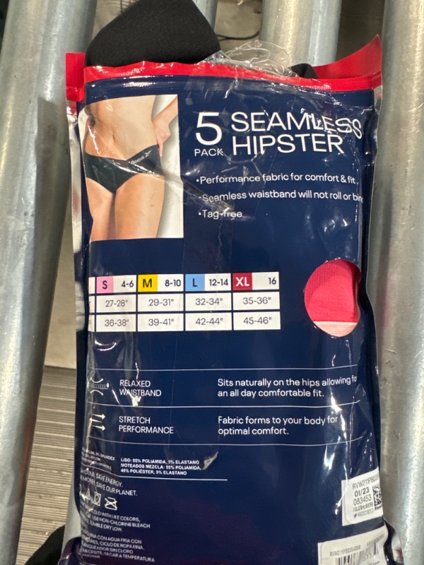 Photo 3 of 5pack seamless hipster underwear females, size : XL16