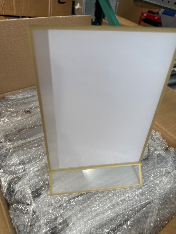 Photo 2 of 24 Pack Clear Acrylic Double Sided Frames Displays (Vertical, 5 x 7 Inch) 5 x 7 Inch Vertical