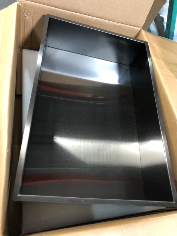 Photo 2 of ***Parts Only***Dorzom 12" x 12" Stainless Steel Shower Niche, 