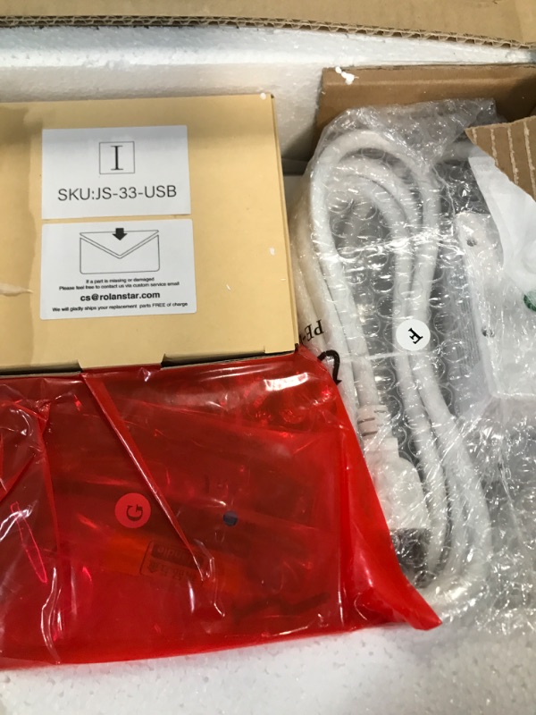 Photo 1 of Seventable Nightstand with Charging Station and LED Lights, Modern Design End Side Table with 2 Drawers, Nightstand Open Compartment for Bedroom, White