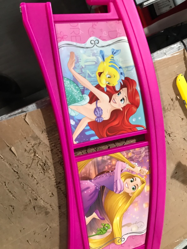 Photo 2 of Delta Children Disney Princess Plastic Toddler Bed Bed Princess