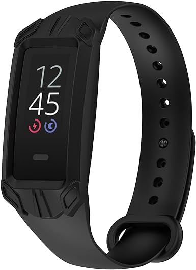 Photo 1 of BUNDLE OF 2 Sport Band Compatible with Amazon Halo View Band with Case,Soft Silicone Integrated Strap Replacement Band