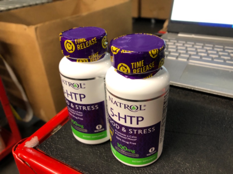 Photo 4 of 5-Htp 100Mg Time Release by Natrol - 45 Tab, 2 Pack