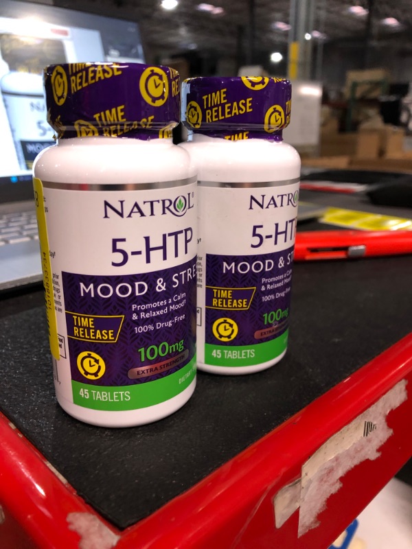 Photo 3 of 5-Htp 100Mg Time Release by Natrol - 45 Tab, 2 Pack