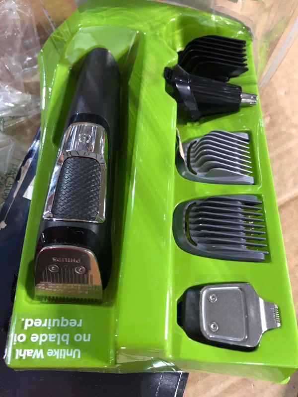 Photo 4 of Philips Norelco Multigroomer All-in-One Trimmer Series 3000, 13 Piece Mens Grooming Kit, for Beard, Face, Nose, and Ear Hair Trimmer and Hair Clipper, NO Blade Oil Needed, MG3750/60