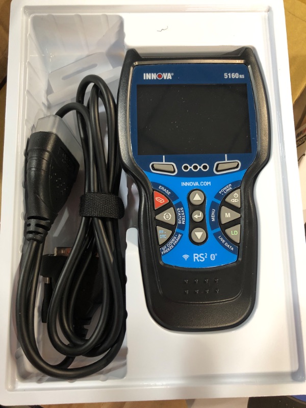 Photo 3 of INNOVA 5160RS, OBD2 Bidirectional Scan Tool, OE-Level All System Diagnostics, Reset Oil Light/Battery/EPB/SAS/DPF, Mechanic Recommended Fixes & Parts, TSBs, 1yr Warranty, Free Lifetime Updates