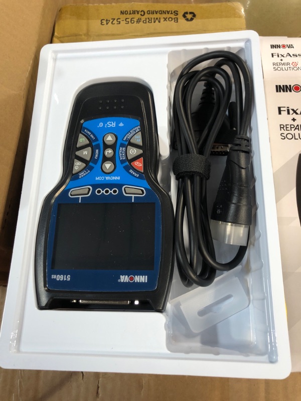 Photo 2 of INNOVA 5160RS, OBD2 Bidirectional Scan Tool, OE-Level All System Diagnostics, Reset Oil Light/Battery/EPB/SAS/DPF, Mechanic Recommended Fixes & Parts, TSBs, 1yr Warranty, Free Lifetime Updates