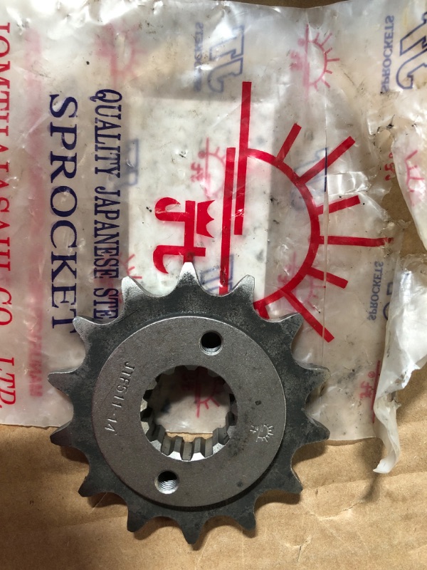 Photo 1 of JT Sprockets JTF1321.14 14-Tooth Steel Front Countershaft Sprocket, black