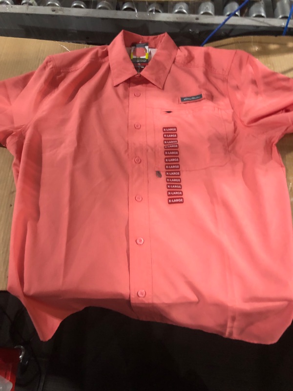 Photo 1 of Eddie Bauer Men's Moisture Wicking Woven Tech Short Sleeve Shirt

