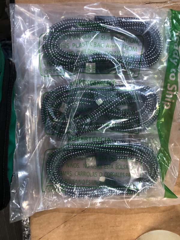 Photo 3 of ***MISCELLANEOUS NON REFUNDABLE***assorted cables and cases 