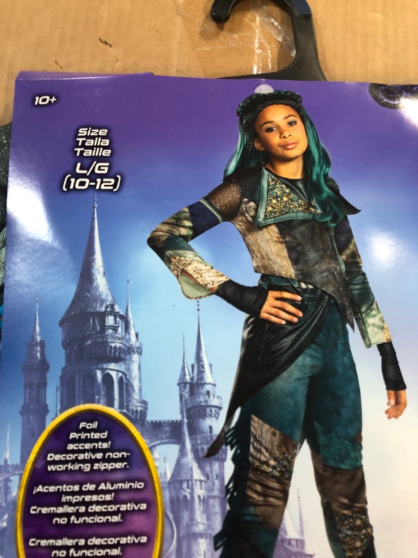 Photo 2 of Disguise Disney Uma Descendants 3 Deluxe Girls Costume Large (10-12)