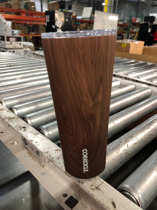 Photo 3 of * USED*
Corkcicle Tumbler, Triple-Insulated, Thermal Travel Mug, Keeps Drinks Cold for 9+ Hours and Hot for 3 Hours, Walnut Wood, 16 oz