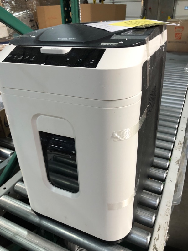 Photo 5 of * USED * 
Aurora Commercial Grade 200-Sheet Auto Feed High Security Micro-Cut Paper Shredder/ 60 Minutes/ Security Level P-5 200-Sheet AutoFeed MicroCut MicroCut