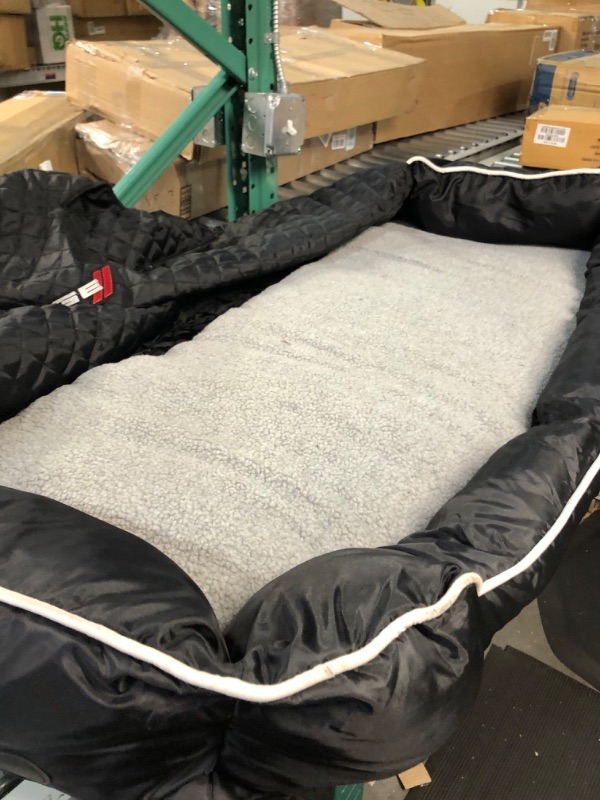 Photo 1 of PetBed2GO, Dodge, Black Pet Bed Cushion & Car Seat Cover, large