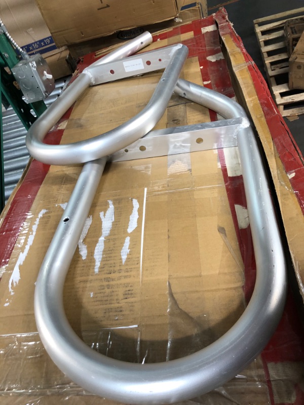 Photo 1 of Extreme Max 3005.4239 Slanted Flip-Up Dock Ladder - 5-Step