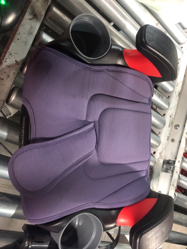 Photo 3 of Britax Highpoint Backless Belt-Positioning Booster Seat, SafeWash Purple Ombre