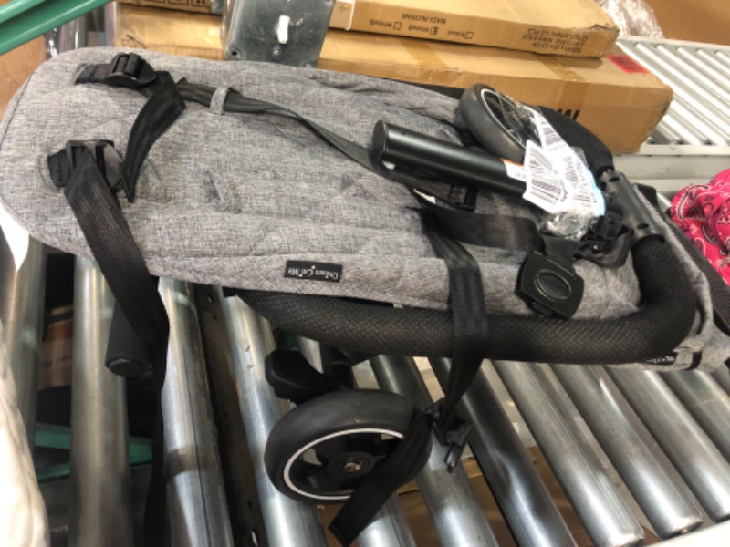 Photo 2 of Dream On Me Lightweight And Compact Coast Rider Stroller With One Hand Easy Fold, Adjustable Handles And Soft Ride Wheels, Grey