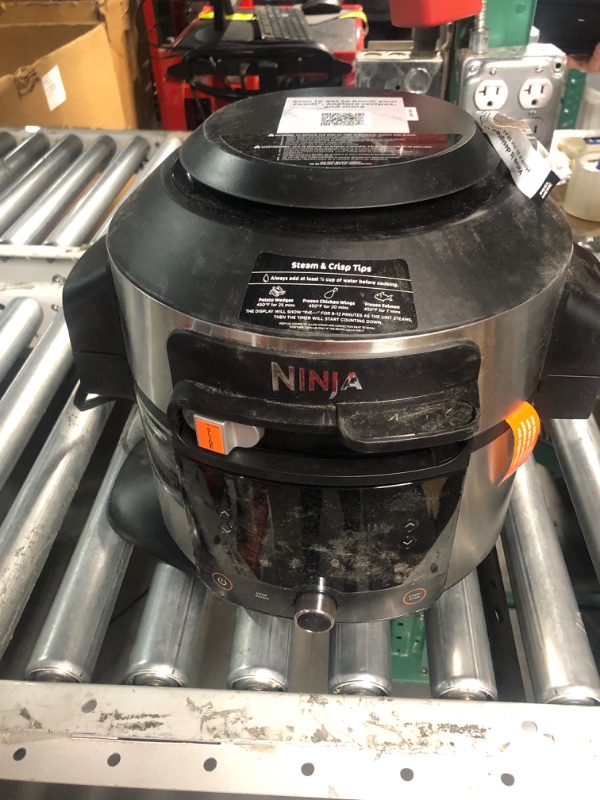 Photo 6 of **SEE NOTES**
Ninja OL501 Foodi 6.5 Qt. 14-in-1 Pressure Cooker Steam Fryer with SmartLid, that Air Fries, Proofs & More, with 2-Layer Capacity, 4.6 Qt, Black and Silver