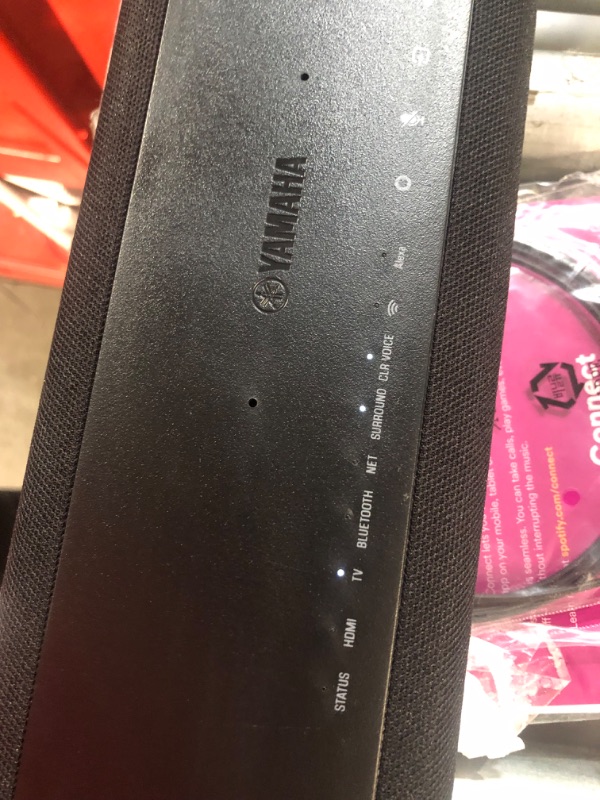 Photo 1 of **PARTS ONLY** 
Yamaha Audio YAS-209BL Sound Bar with Wireless Subwoofer, Bluetooth, and Alexa Voice Control Built-In