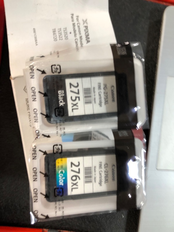 Photo 2 of Canon PG-275 XL/CL-276 XL Value Pack, Compatible to PIXMA TS3520, TS3522 and TR4720 Printers