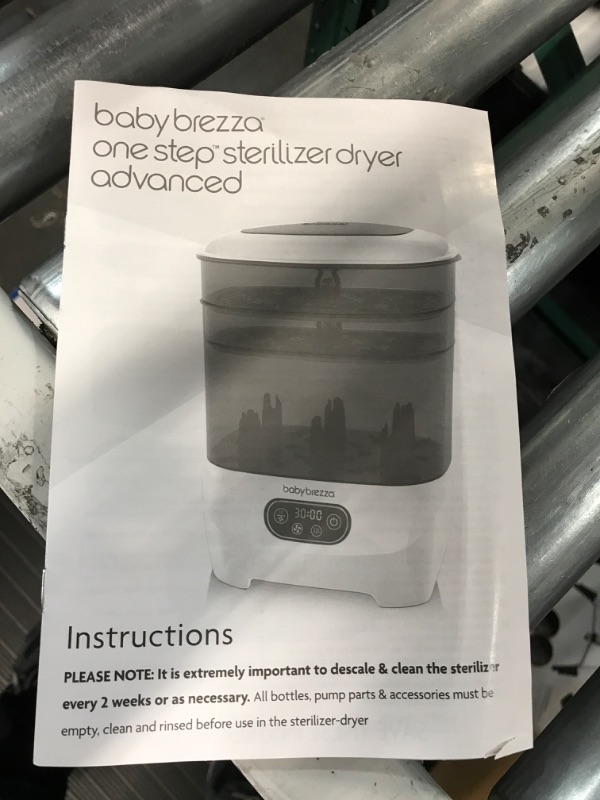 Photo 5 of Baby Brezza Baby Bottle Sterilizer and Dryer Advanced – Electric Steam Sterilization Machine 