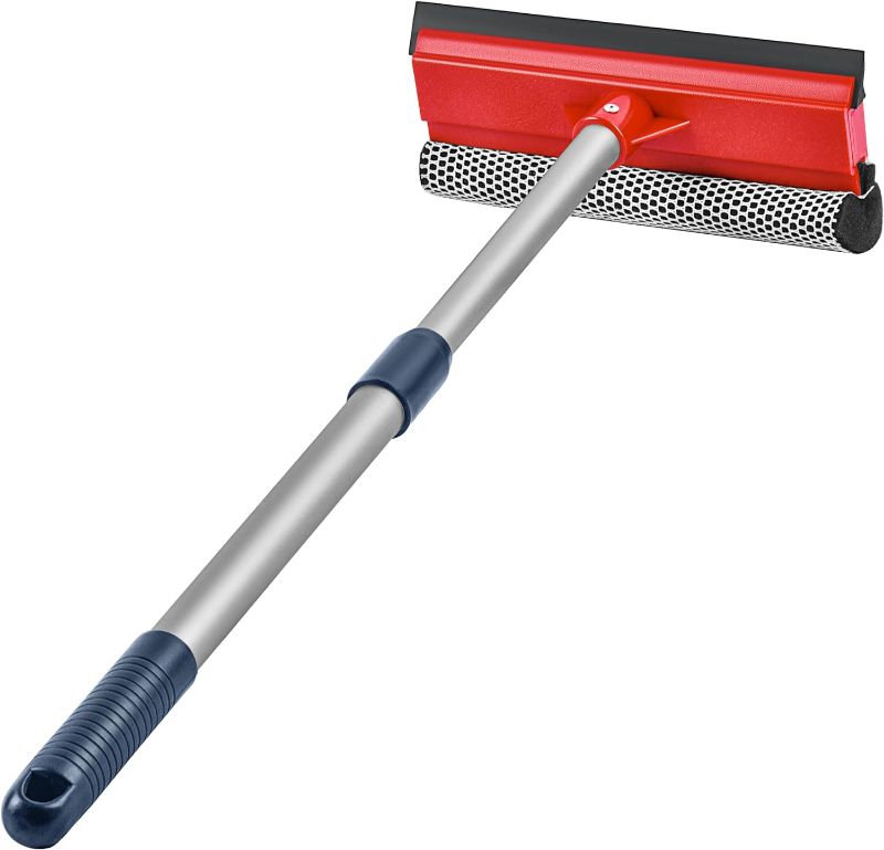 Photo 1 of 8 PACK - DSV Standard Squeegee for Window Cleaning, Multi-Use Window Cleaner Tool with Extension Pole 18" - 30"