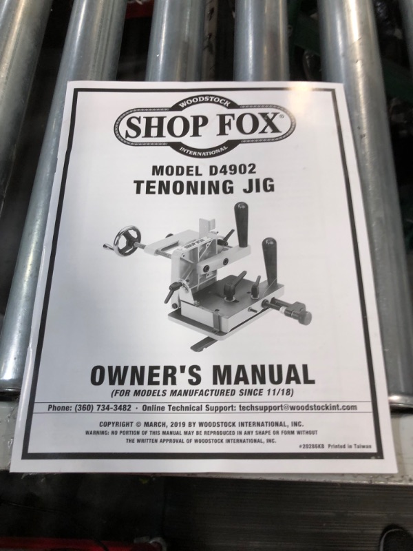 Photo 1 of **SEE NOTES**
Shop Fox D4902 Tenoning Jig