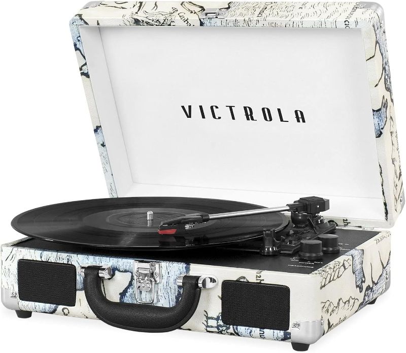 Photo 1 of Victrola Vintage 3-Speed Bluetooth Portable Suitcase Record Player 